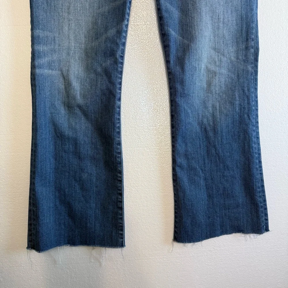 Madewell Cali Demi Boot Jeans Blue Wash Women Size 30 Zip Up Ankle Length - Picture 4 of 14